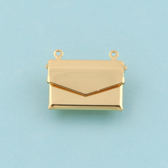 Gold Bags Charms,Minimalist Jewelry,Bags Pendant for DIY Jewelry Making,18K Gold