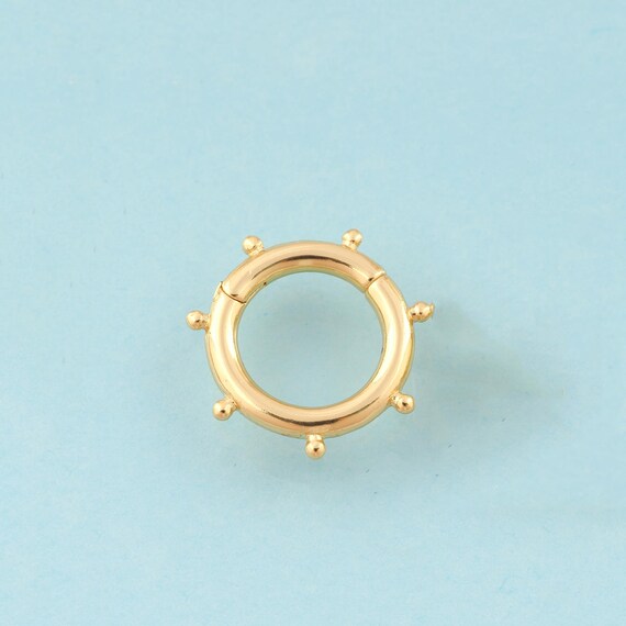 Gold Round Snap Clasp,Snap Jewelry Clasp,Snap Clasp for DIY Jewelry Making,18K Gold