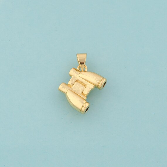 Gold Telescope Charms,Telescope Jewelry,Telescope Pendant for DIY Jewelry Making,18K Gold