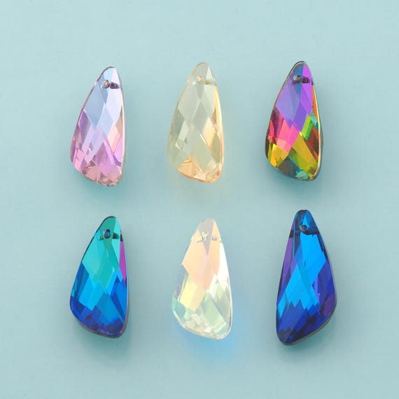 Wing Crystal Pendant,Crystal AB Charms,Austrian Crystal,Made in Austria for DIY Jewelry Making