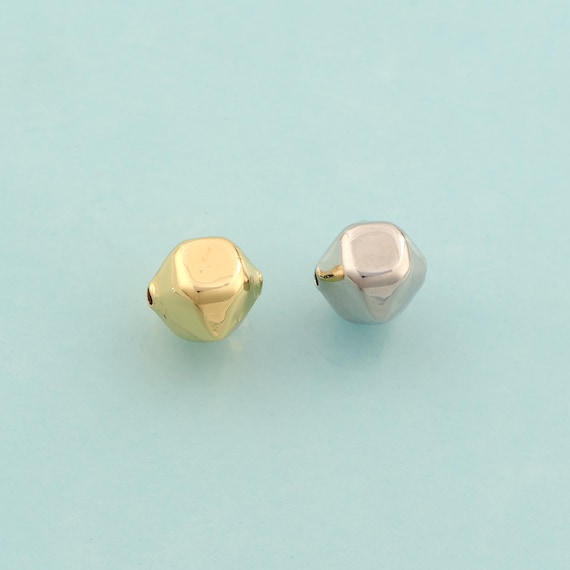 Gold Tube Spacer Beads,Tube Beads,Tube Beads for DIY Jewelry Making,18K Gold