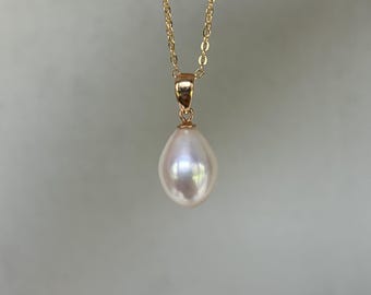 Orecchini pendenti in oro bianco 18kt perle barocche e diamanti (anni 40/50) - Asta Gioielli e