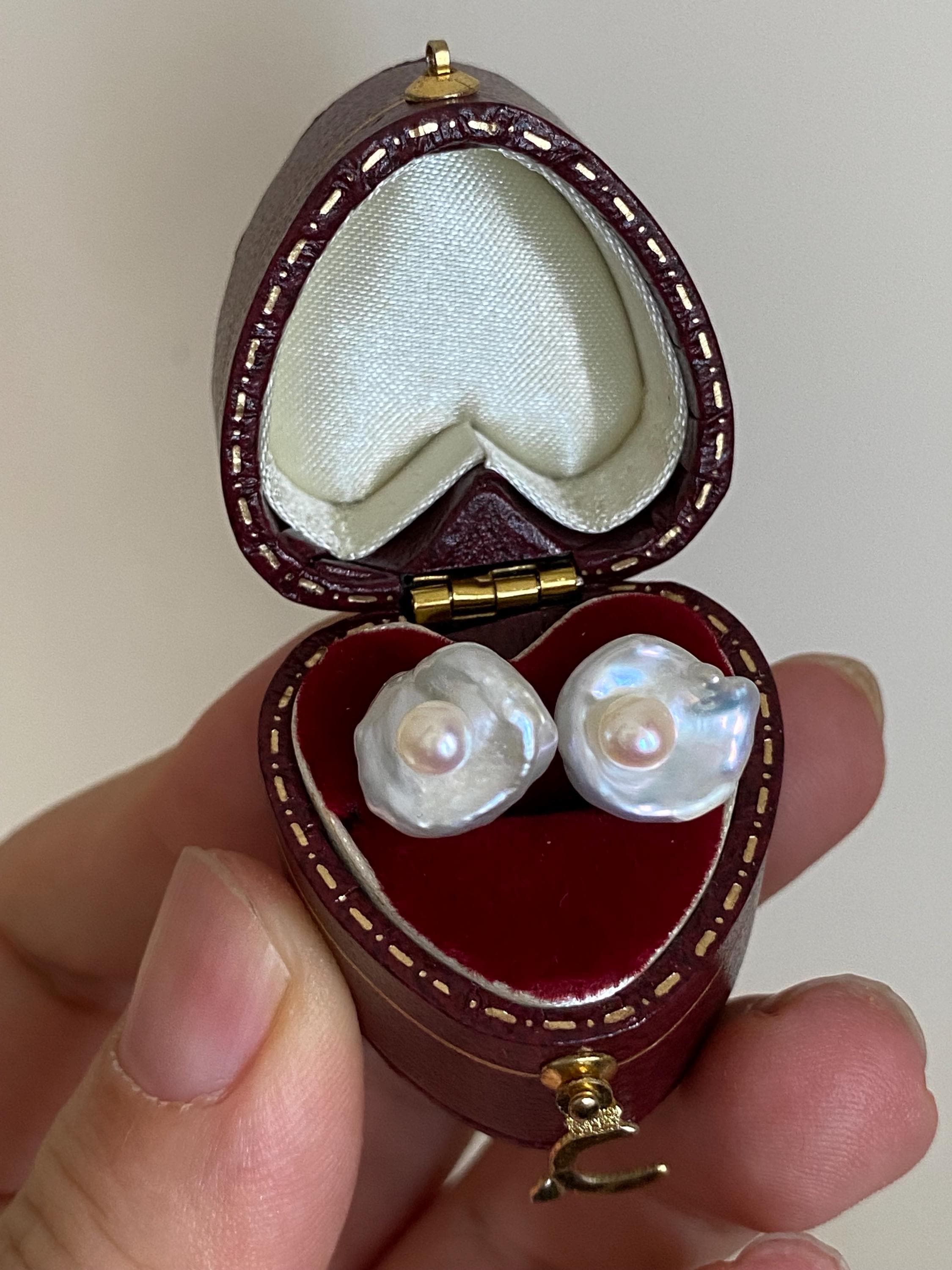 Freshwater Baroque Pearl Stud Earrings