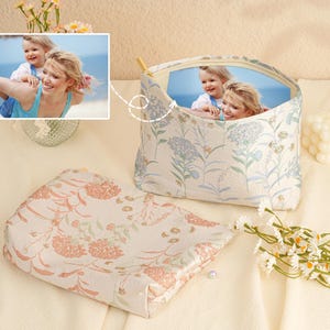 Custom Clutch, Personalized Photo Lining Purse, Handmade Photo Lining Purse, Wedding Purse Gift for Mother, Mother of the Bride Wedding Gift