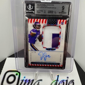 ¡Fundas para tarjetas de crédito y débito de Justin Jefferson personalizadas!