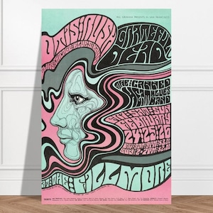 Otis Rush Grateful Dead Canned Heat Blues Band 1967 San Francisco Concert Print Poster 60s Premium Quality Free Shipping!