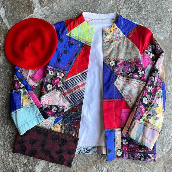 Vintage Patchwork Jacket - image 1