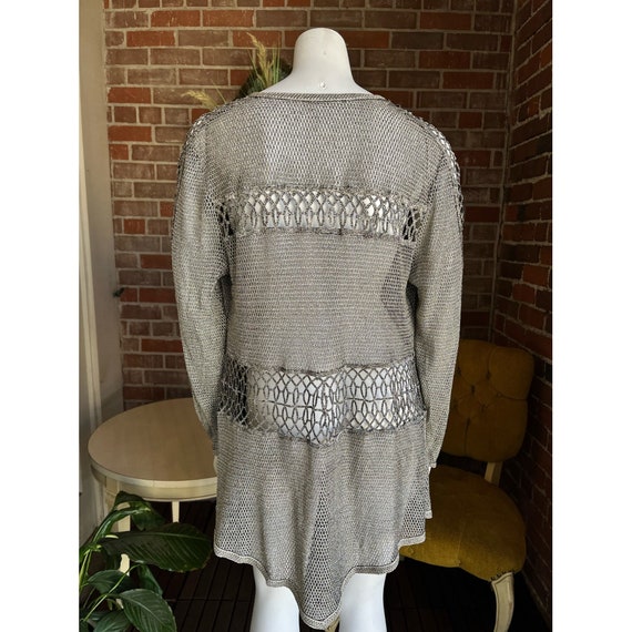 1990s Silver Mesh Jacket - image 4