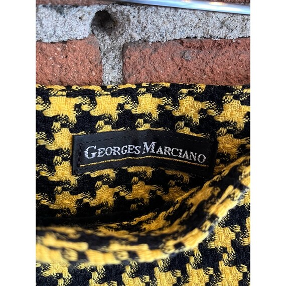 Y2K Yellow Tweed Georges Marciano - image 7