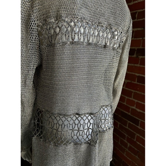 1990s Silver Mesh Jacket - image 7