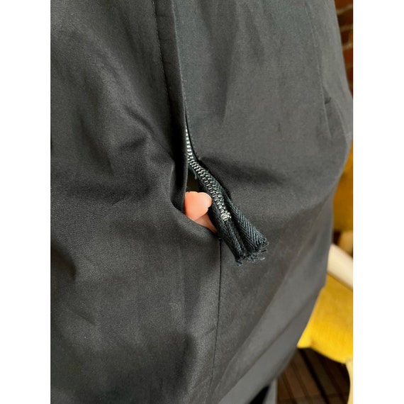 1950s Black Wiggle Dress - image 6