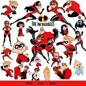 The Incredibles SVG, The Incredibles Birthday PNG bundle, The Incredibles clipart, The Incredibles png, Incredibles svg,