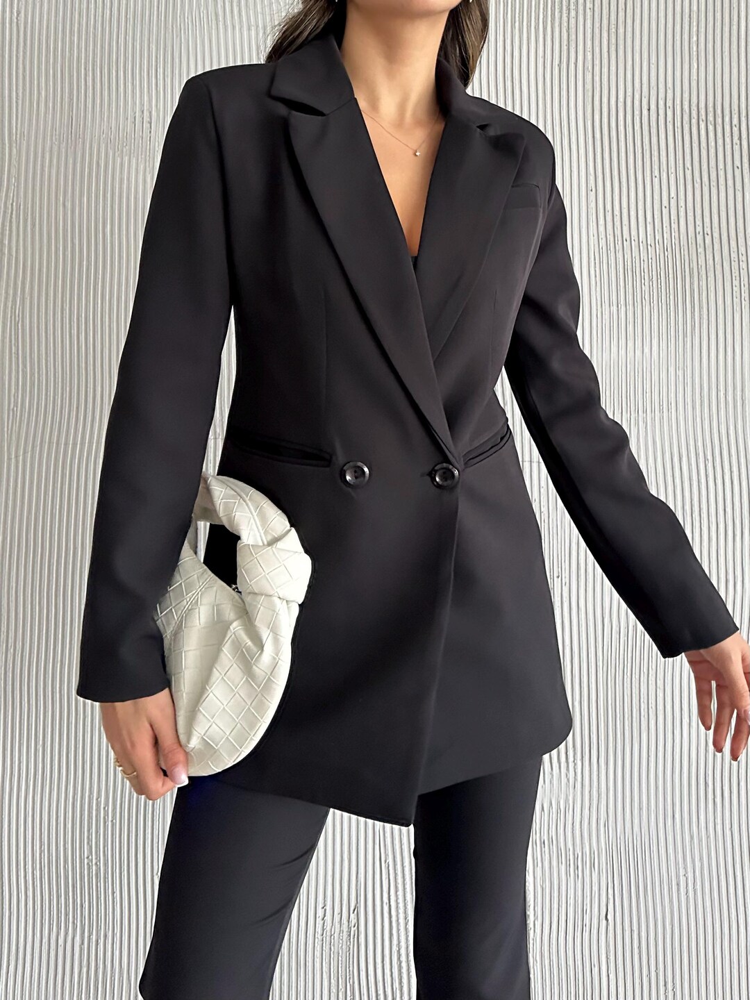 Women's Elegant Two-Piece Blazer Set