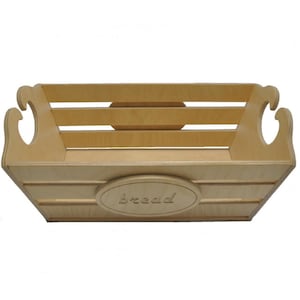 Natural Box Modern Wooden Bread Basket 30,2х15,2 cm Natural Wooden Storage