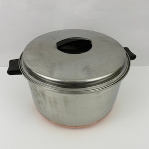 Sears Maid of Honor Copper Bottom Stainless Steel Stock Pot Dutch Oven
