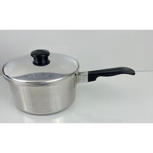 Vintage Kitchen Craft 2273 1/2 ~ 3 1/2 Quart Saucepan With Lid aluminum UNUSED