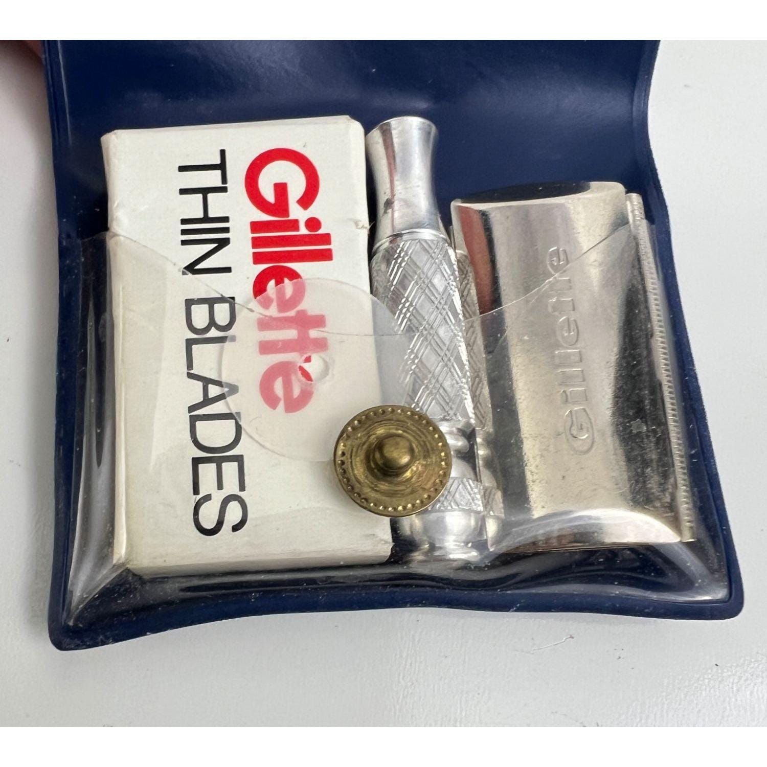 Vintage Gillette Travel Set - Etsy