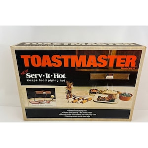 Toastmaster Serv-it-Hot Model 6570 Food Warmer Heat Lamp NEW 1970s Sealed Box