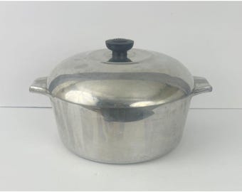 Wagner Ware Sidney -0- Magnalite 4248-P Roaster Dutch Oven w Lid No Trivet