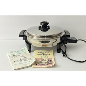 【極美品】WEST BEND Liquid Coreリキッドコア　Skillet WEST BEND Society Liquid Oil Core Waterless Cookware Electric