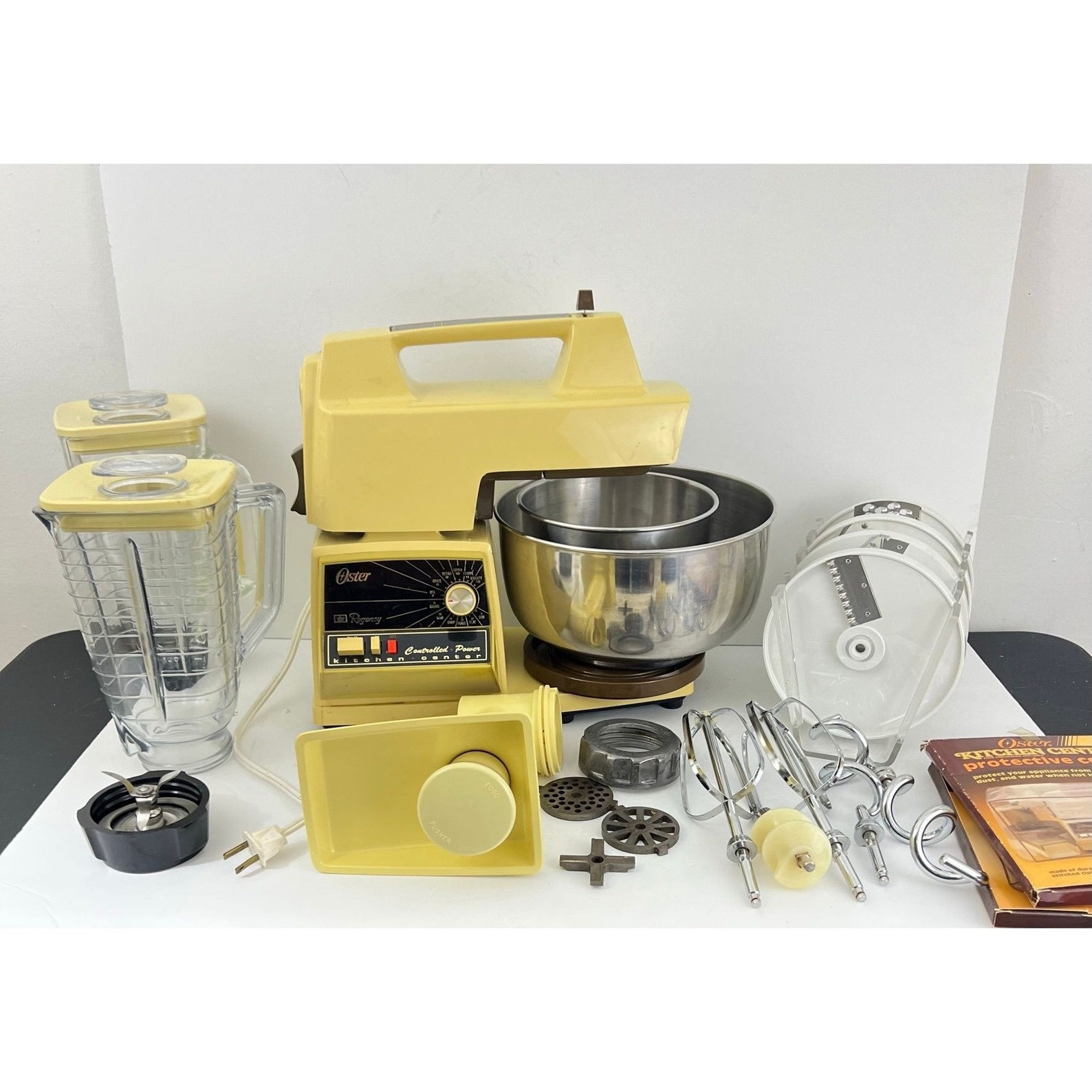 Vintage Oster Regency Kitchen Center Mixer Set 20 Pieces Etsy