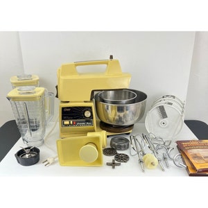 Vintage OSTER Kitchen Center With Food Processor Attachment 