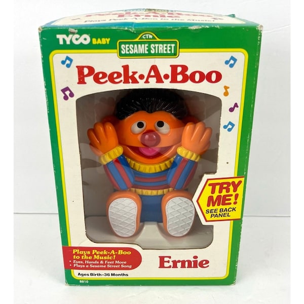 Sesame Street Ernie Doll for Baby Etsy