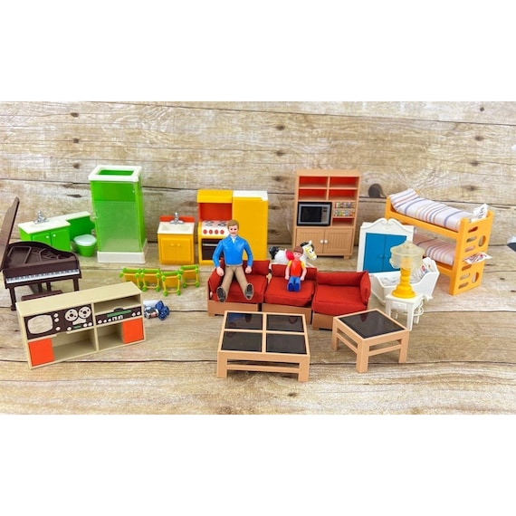 Vintage Fisher Price Doll House Furniture 280 1970s-80s - Etsy