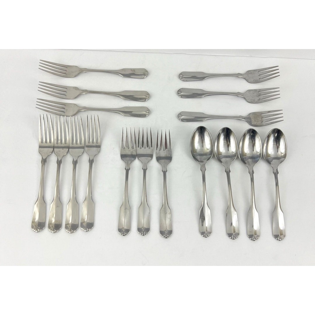 Wm Rogers Oneida Deluxe Gloria Montclair Stainless Flatware Etsy