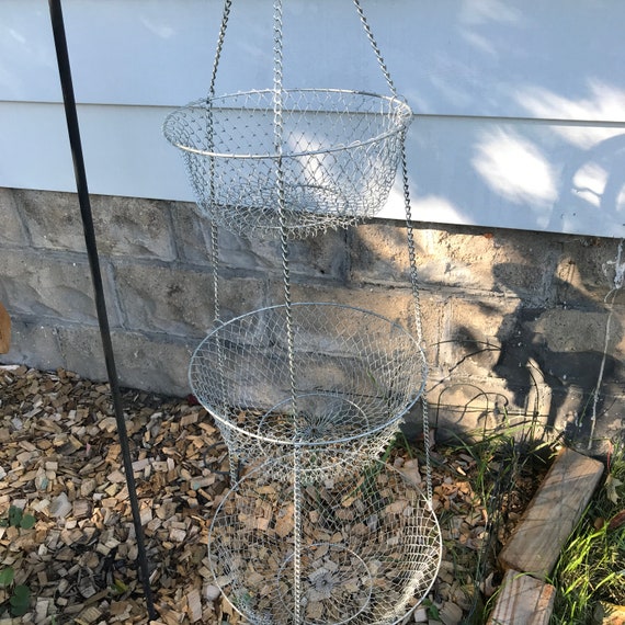 Vintage 3 Tiered Wire 47 Long Vegetable Fruit Hanging Etsy