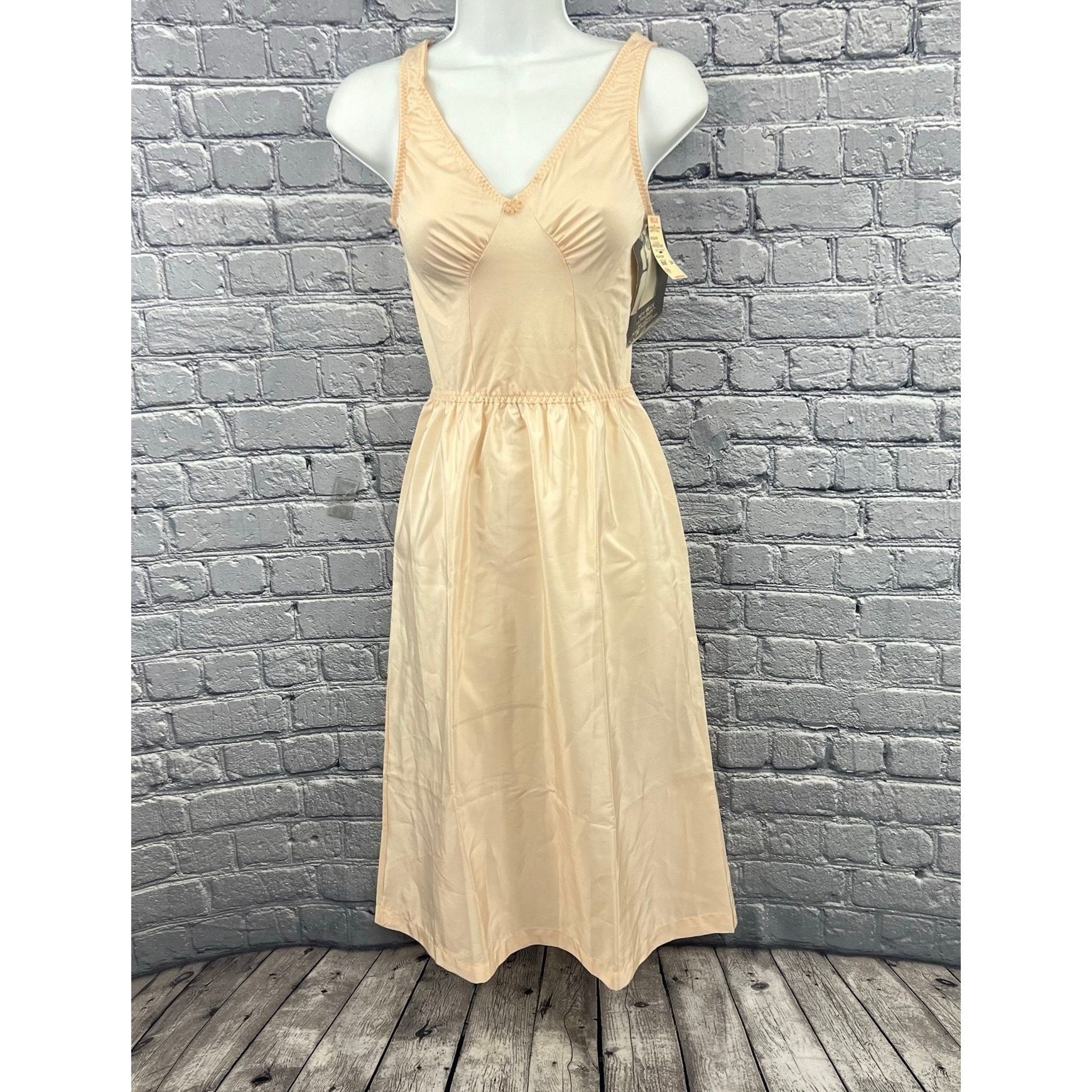 Beige Taffeta Slip - Etsy