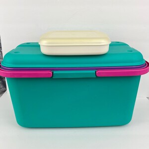 Eagle Craftstor Large Aqua Teal Tote W 1 Module Craft Sewing