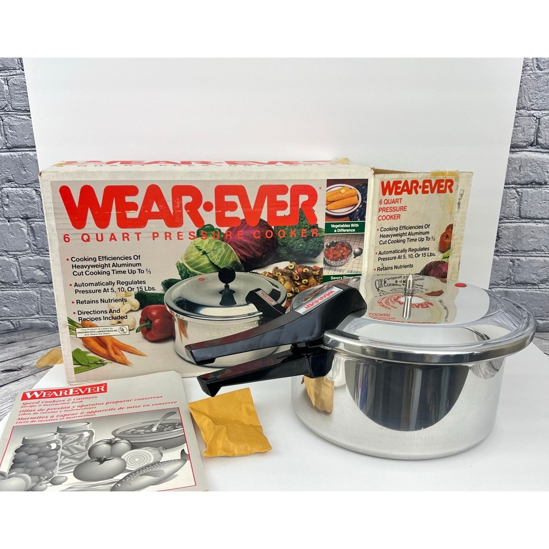 Wear Ever 6 Quart Pressure Cooker No 536-03 Aluminum New With Box