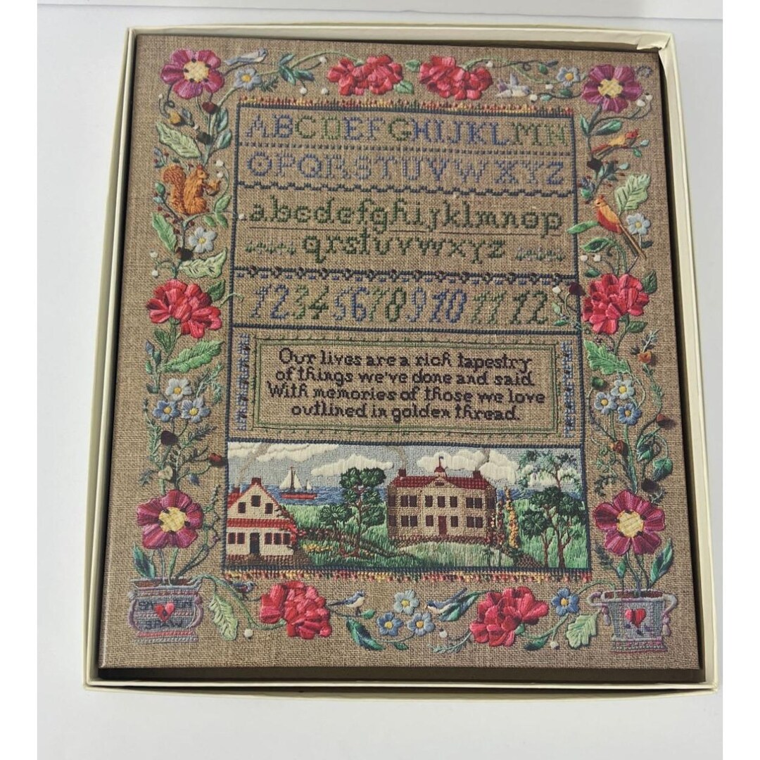 Sample Hallmark Writing Hallmark Create Your Own Photo Album- Large Cottage Core Stitchery ...