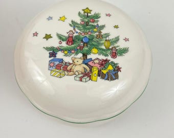 Nikko Japan Christmas Tree Shaped Small Candy Dish - Etsy