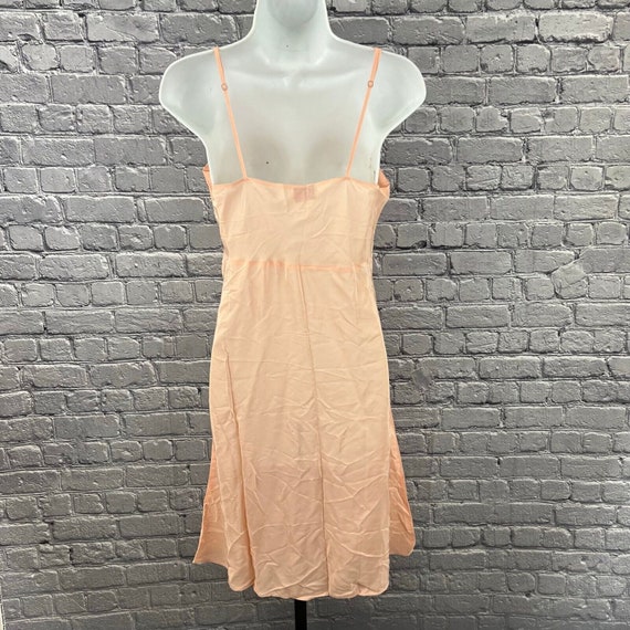 VTG Nightgown  40s Peach Sexy silky Rayon   bias … - image 4