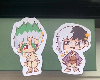 Dr Stone Senku en nieuwe stickers