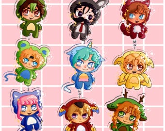 Life series animal keychains [PREORDER]