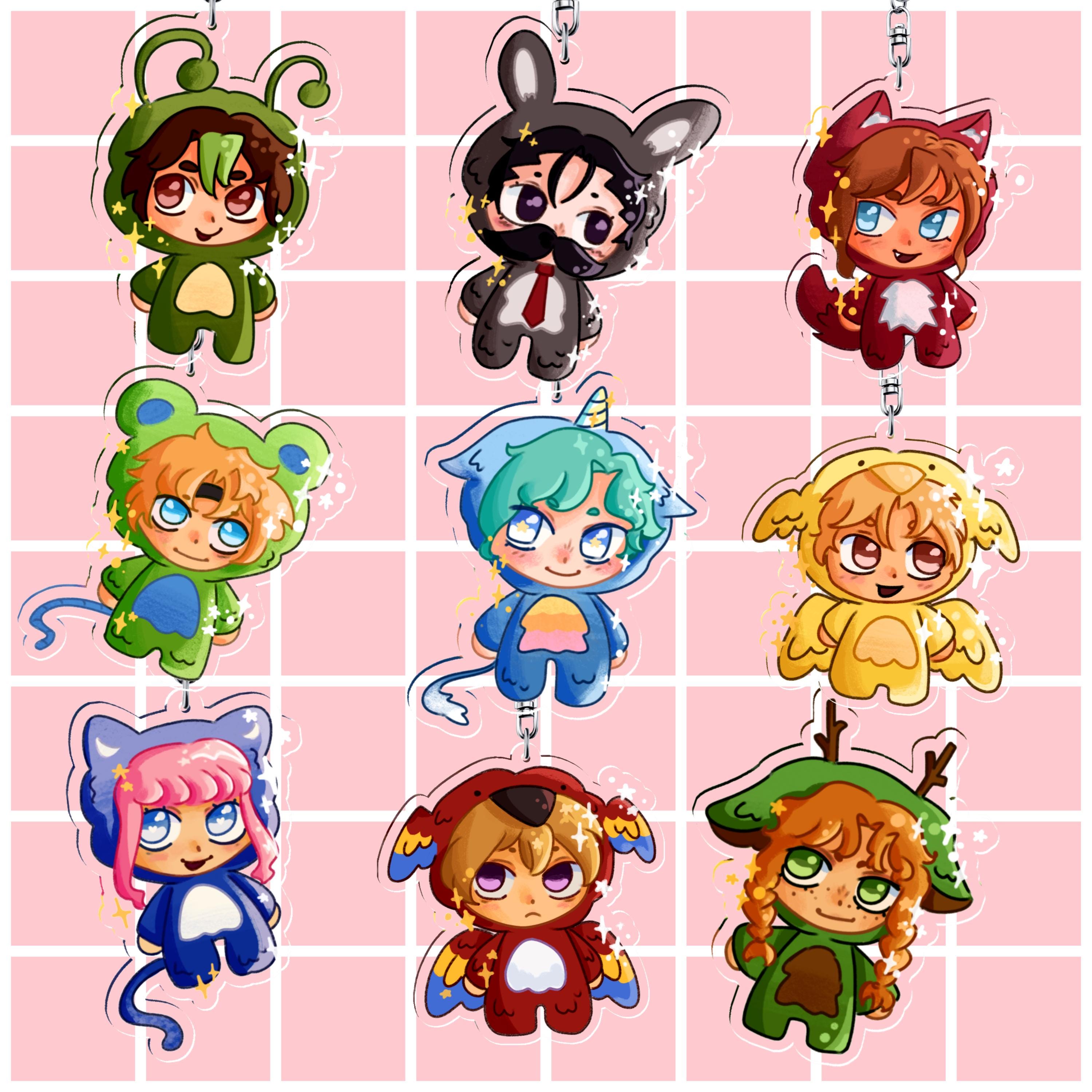 Life Series Animal Keychains [PREORDER] - Etsy