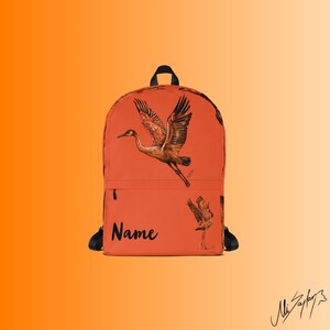 Sac cadeau personnalisé Cigogne, sac à dos pour fille, sac à dos d'école, sac à dos cadeau personnalisé, sac cadeau d'anniversaire - Série Cloud