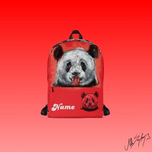 Sac personnalisé pour enfants Panda, sac à dos personnalisé, cartable d'école, cadeau d'anniversaire, sac de voyage, sac à dos pour ordinateur portable - série Cloud