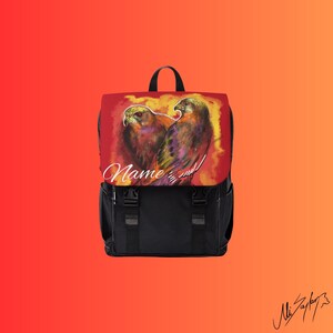 Sac à dos à bandoulière décontracté Bird pour enfants Sac à bandoulière personnalisé pour enfants avec imprimé animal - Série CS