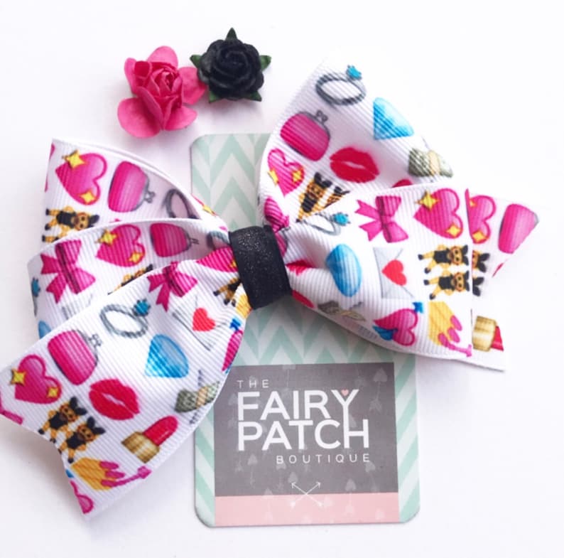 Hair bows for girls, slumber party favor for girls, toddler hair Hair bows for girls, slumber party favor for girls, toddler hair