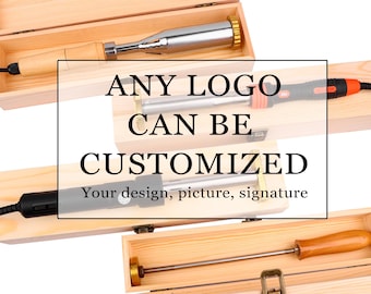 Custom branding iron for woodworking , Customized logo stamp for leather, Electric wood burning stamp for gift, Wood stamp,Coconut stamp