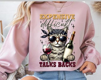 Difíciles y costosas conversaciones respaldan el DTF: DTF de gato divertido, DTF de diseño animal, DTF de gato vintage genial, transferencia DTF, listo para imprimir, directo a película