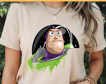 Buzz Lightyear DTF, Toy Story Space, Astronauta de dibujos animados, Cara de Buzz Lightyear, Toy Story, Transferencia DTF, Listo para imprimir, Directo a película