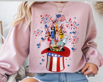 4th of July Tinker Bell DTF, Patriotic Disney Fairies , Independence Day Design, USA Hat DTF, Dtf Transfer, Ready To Press, Direct to Film