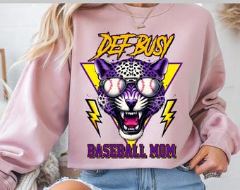DTF de mamá beisbolera, DTF de mamá deportista con leopardo, Diseño de béisbol de Def Busy, Diseño DTF de animales geniales, Transferencia DTF, Listo para imprimir, Directo a película