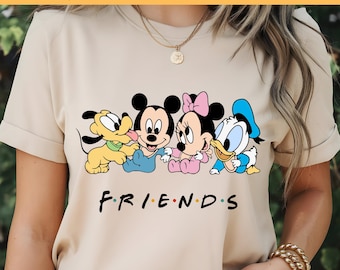 DTF Baby Disney Friends, Baby Mickey, Baby Duck and Goofy, Friends Birthday, Disney Characters, DTF Transfer, Ready To Press, Direct to Film