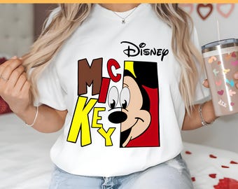 Mickey Mause Face DTF, Disney Mickey DTF Design, Cute Mickey Mause, Mickey T-Shirt Dtf Design, DTF Transfer, Ready To Press, Direct to Film